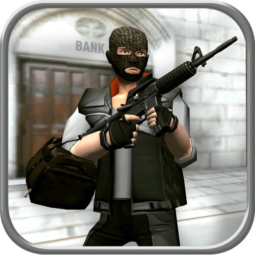Bank Robbers Crime City Icon