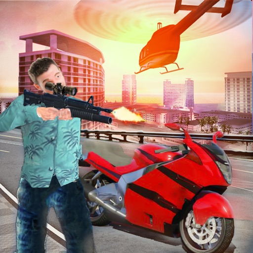 Miami Vegas Vice Bike Gangster Crime Simulator icon