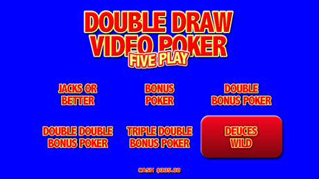 Tips and Tricks for Double Draw Video Poker 5 Play