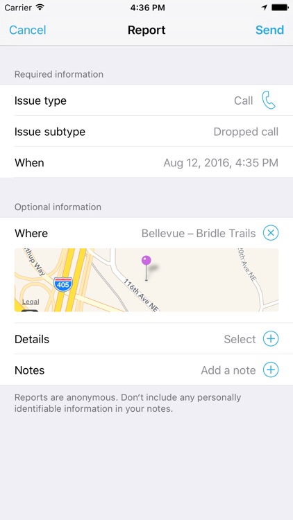 Cell Phone Coverage Map screenshot-3