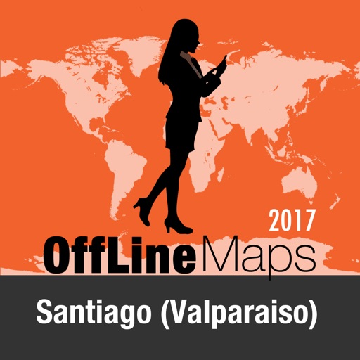 Santiago (Valparaiso) Offline Map and Travel Trip