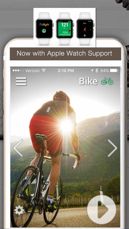 iBiker Cycling Tracker & Heart Rate Trainer screenshot-0