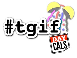 DayCals: #Hashdays - Fun emoji stickers that sue popular social media hashtags to help express your emotions during the week