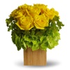 Bouquets of Yellow Roses Flowers Stickers