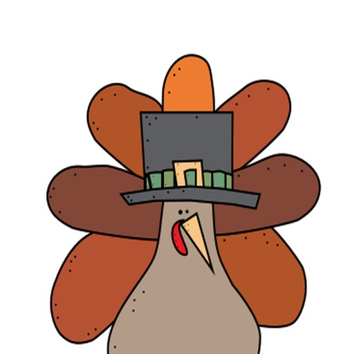 Thanksgiving Stickers and Emojis - Super Turkey! icon