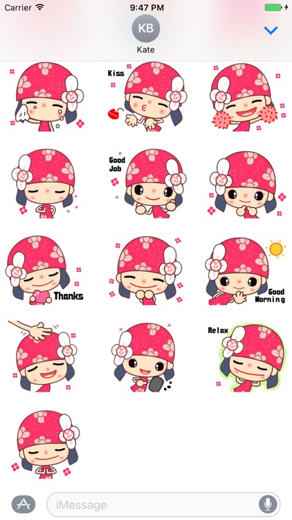 Flower Fairy - Cute stickers for iMessage