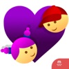 Cute Girl & Boy stickers stickers for iMessage
