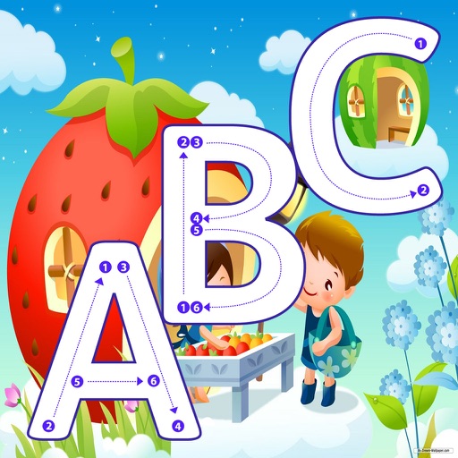 Alphabet Learning for Kids ABC Tracing Letter Icon