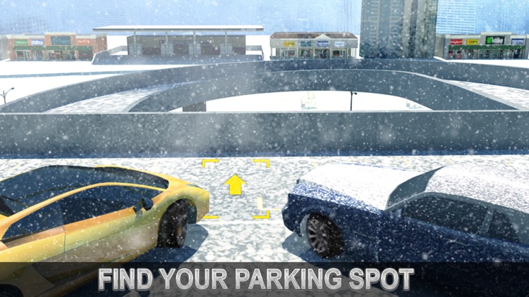 Multi-Level Snow Car Parking Mania 3D Simulator screenshot-4