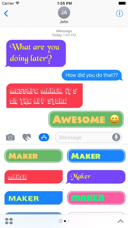 Message Maker - Custom Text Stickers