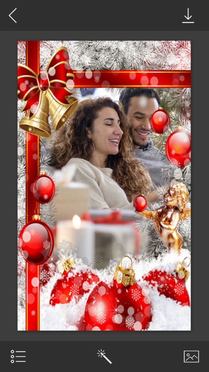 Xmas Santa Photo Frames - Foto Montagee