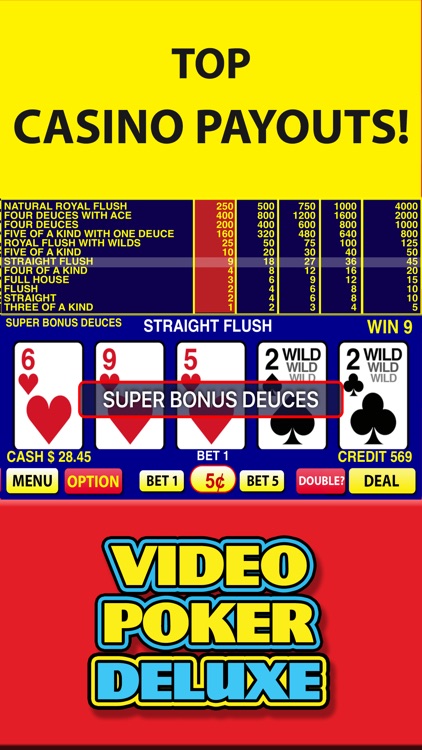 Video Poker Deluxe Casino screenshot-3