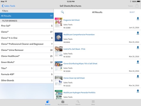 Clorox® TouchPoint App screenshot 2