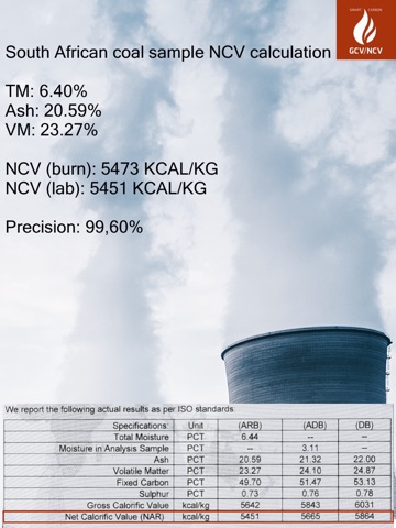 Burn Coal Calorific Value Calculator screenshot 4