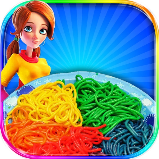 DIY Rainbow Pasta Maker - Cook Colorful Spaghetti iOS App