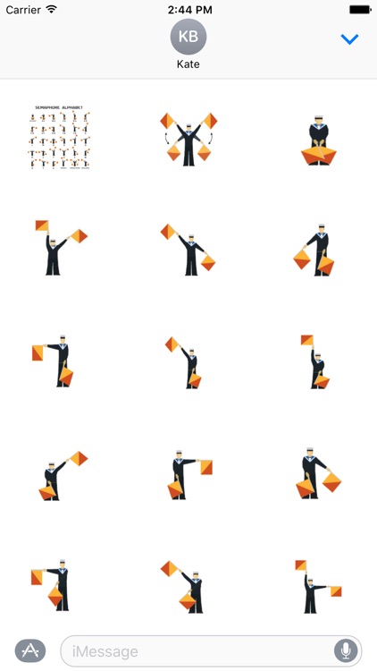 Semaphore Stickers