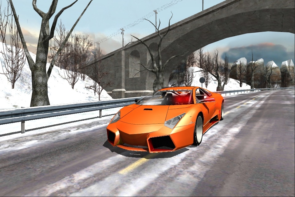 Super Car Rally Winter screenshot 4