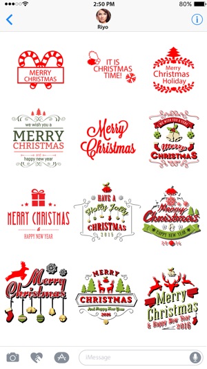 Merry Christmas stickers 2018(圖3)-速報App