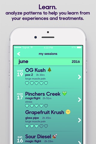 releaf app - cannabis tracking screenshot 2