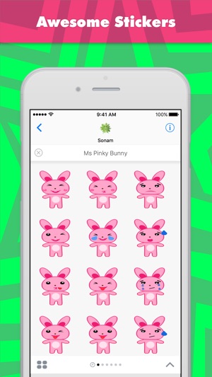 Ms Pinky Bunny贴纸，设计：Sonam(圖1)-速報App