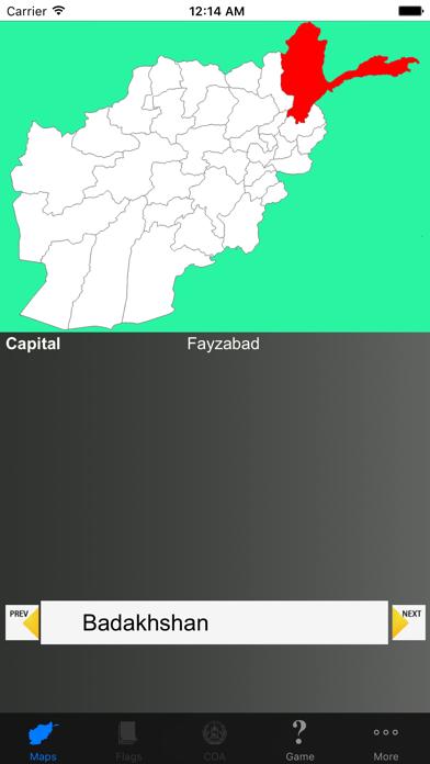 How to cancel & delete Afghanistan Province Maps and Capitals from iphone & ipad 1