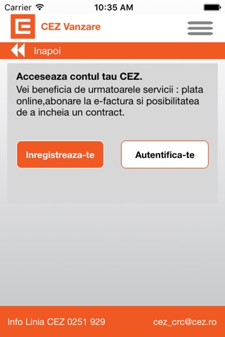 CEZ Info screenshot 3