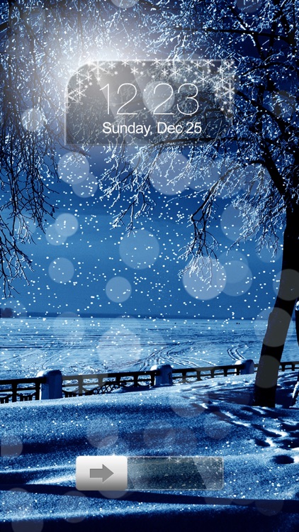 Snowfall Wallpaper – Romantic Winter Backgrounds screenshot-4