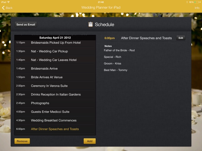 Wedding Planner For Ipad On The App Store