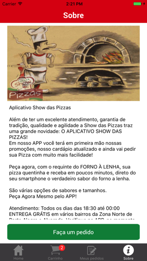 Show das Pizzas