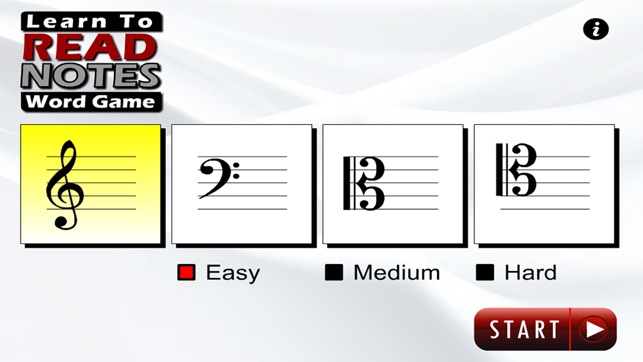 Learn To Read Music Notes (Word Game)