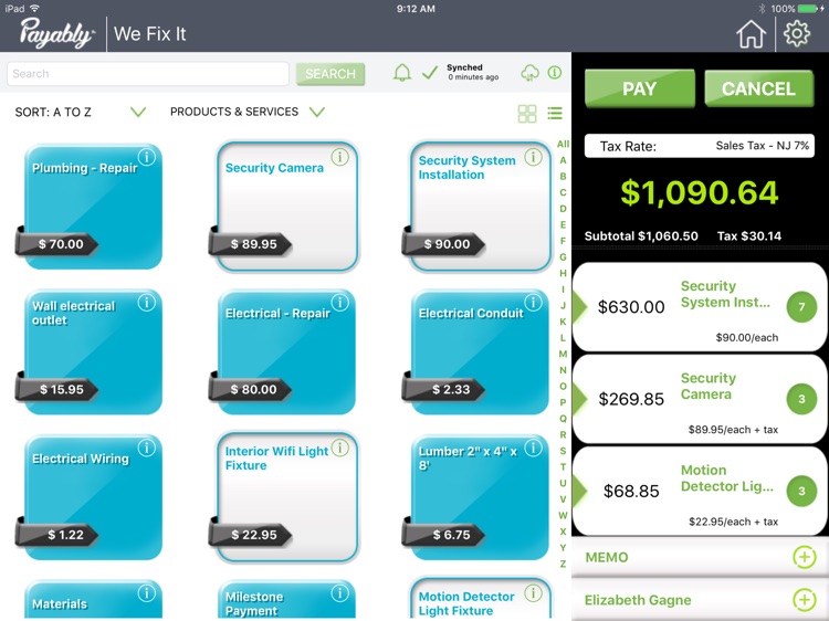 Payably™ SYNC for iPad screenshot-3