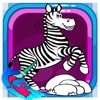 Happy Zebra Paint Game For Kids