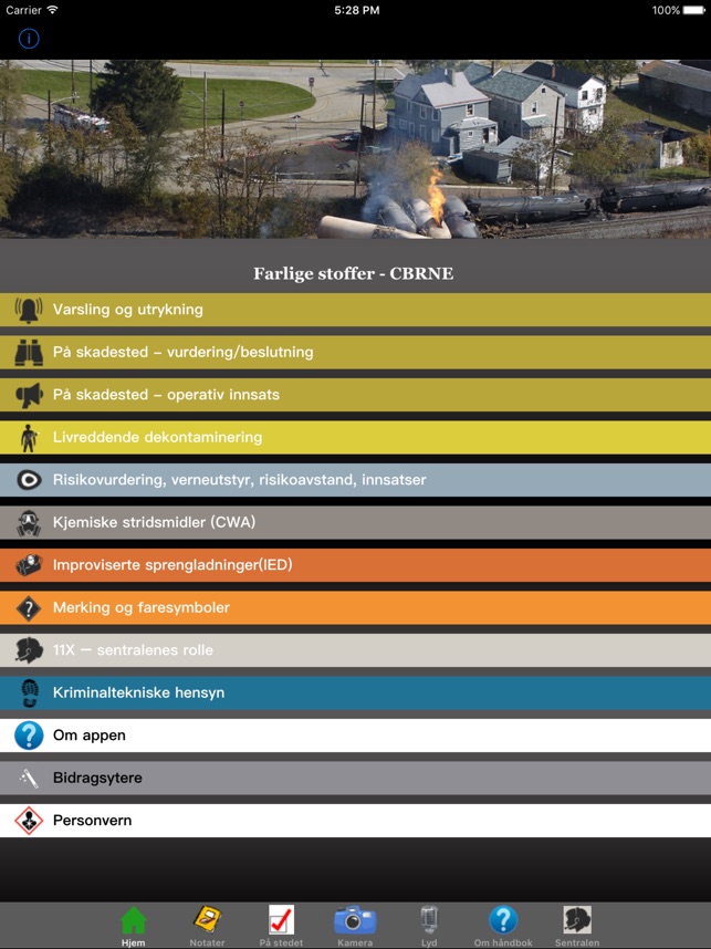 CBRNE - Farlige stoffer til iPad