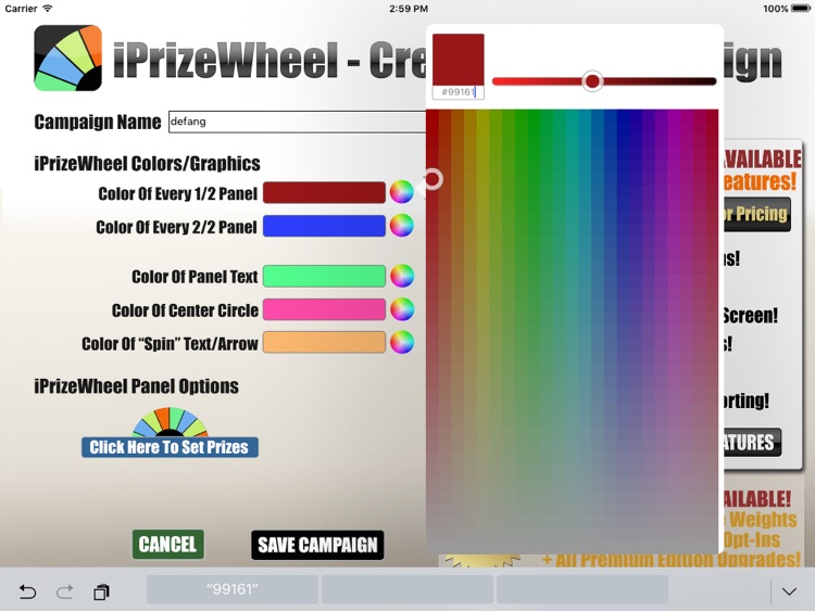 iPrizeWheel HD