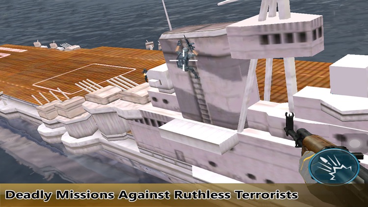 Warship Under Air Naval Attack
