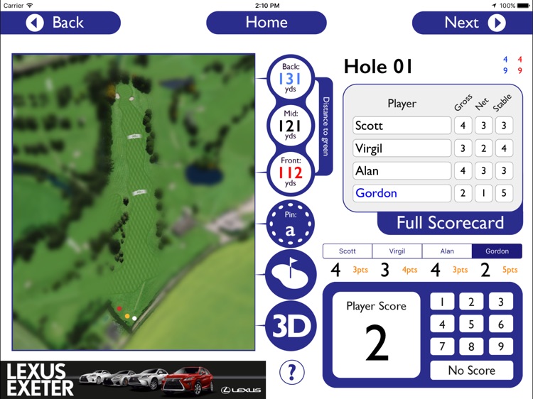 Downes Crediton Golf Club - Buggy