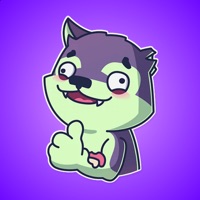 Funny Zombie Wolf Stickers