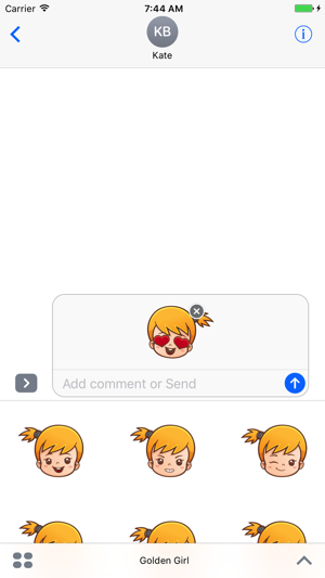 Sticker Me Cute Golden Girl(圖3)-速報App