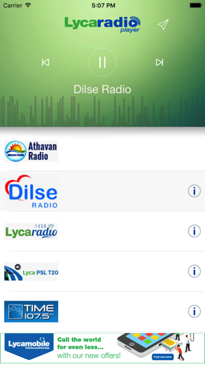 Lyca Radio Player