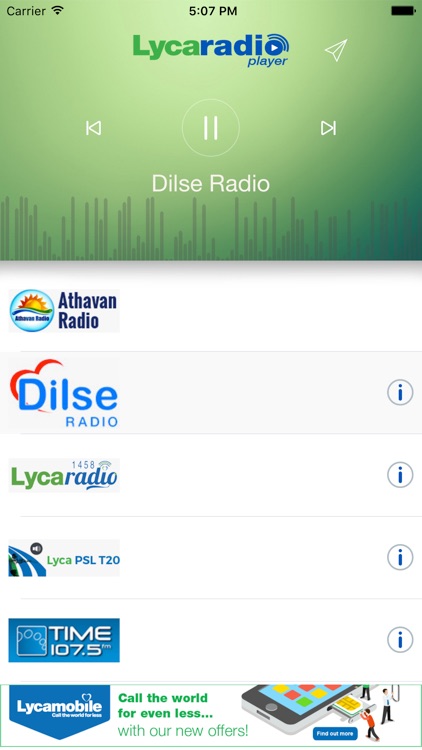Lyca Radio Player