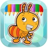 Paint And Draw Pages Ant Coloring Book Version