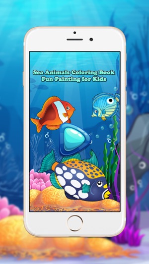 Sea Animals Coloring Book - Fun Painting for Kids(圖1)-速報App