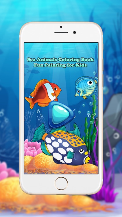 Sea Animals Coloring Book - Fun Painting for Kids