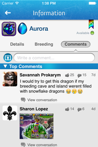 Breeding Guide for DragonVale - náhled