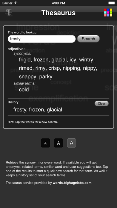 Thesaurus App - Free screenshot1