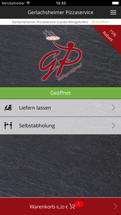 How to cancel & delete Gerlachsheimer Pizzaservice Lauda-Königshofen from iphone & ipad 1