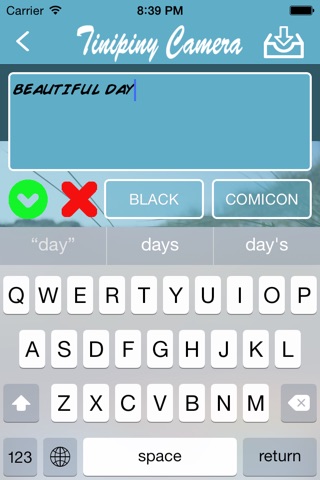 Tinipiny Camera (text bubbles) screenshot 3