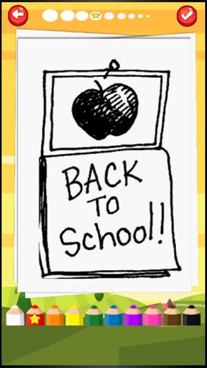 Coloring Book for Kids Game Back to School Season(圖1)-速報App