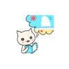 Summer Cat Stickers Pack Text Message