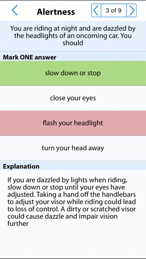 UK Motorcycle Theory Test Lite(圖4)-速報App